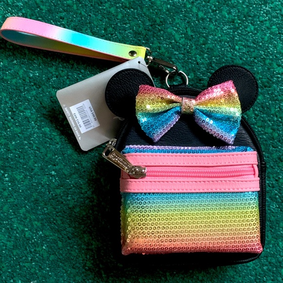 Loungefly Handbags - BNWT Disney Parks Loungefly Rainbow Mini Backpack